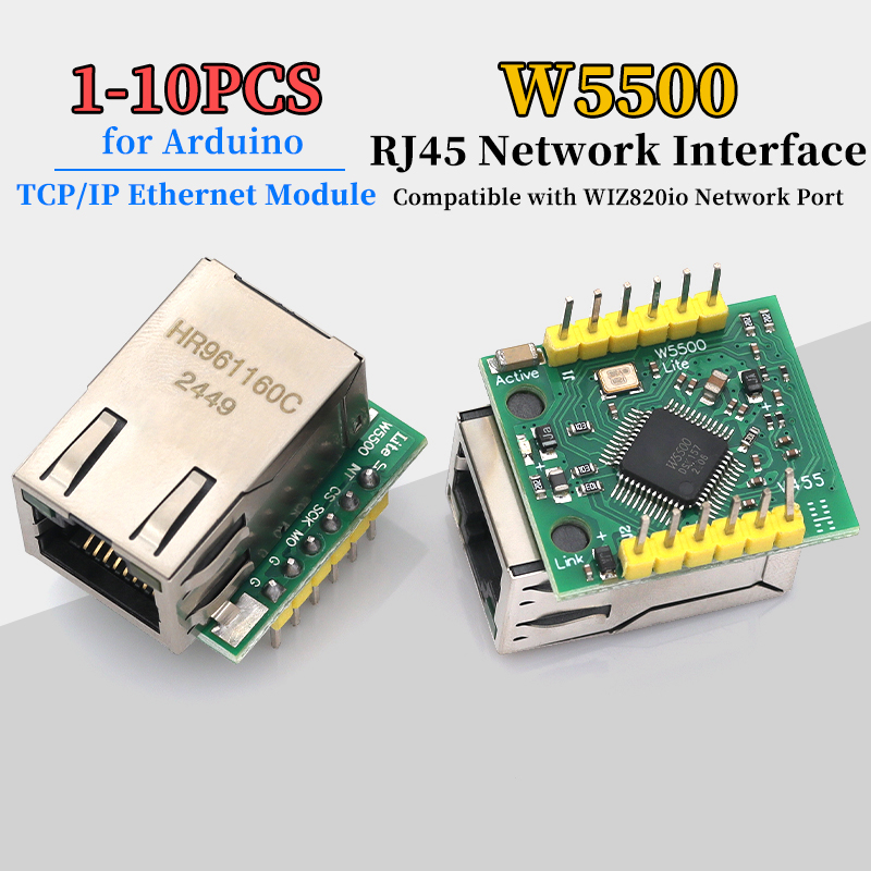 1/5/10Pcs W5500 Module TCP/IP  - Ethernet Module W5500 recension och pris