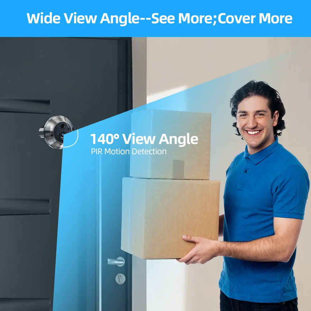 Tuya Smart 5MP 140° Wide View  - Smart Doorbell Wired recension och pris