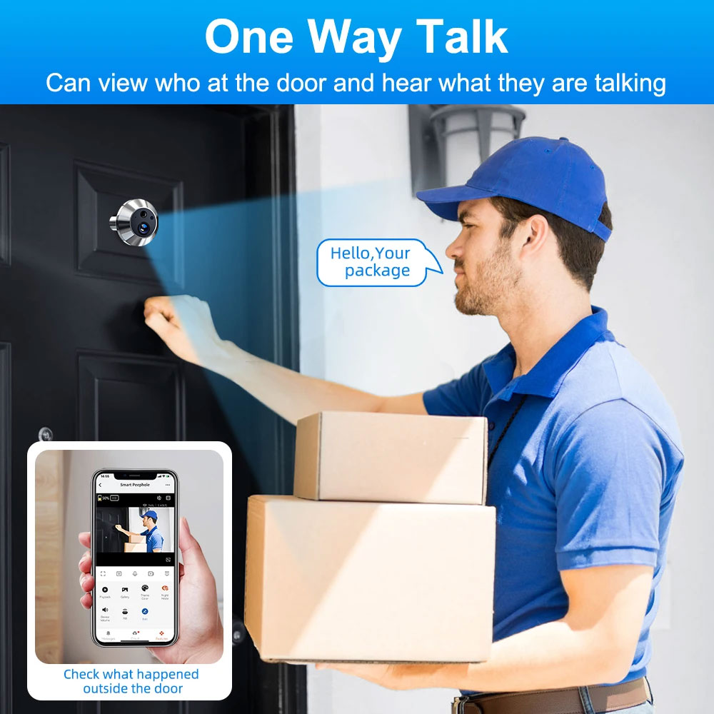 Tuya Smart 5MP 140° Wide View  - Smart Doorbell Wired recension och pris