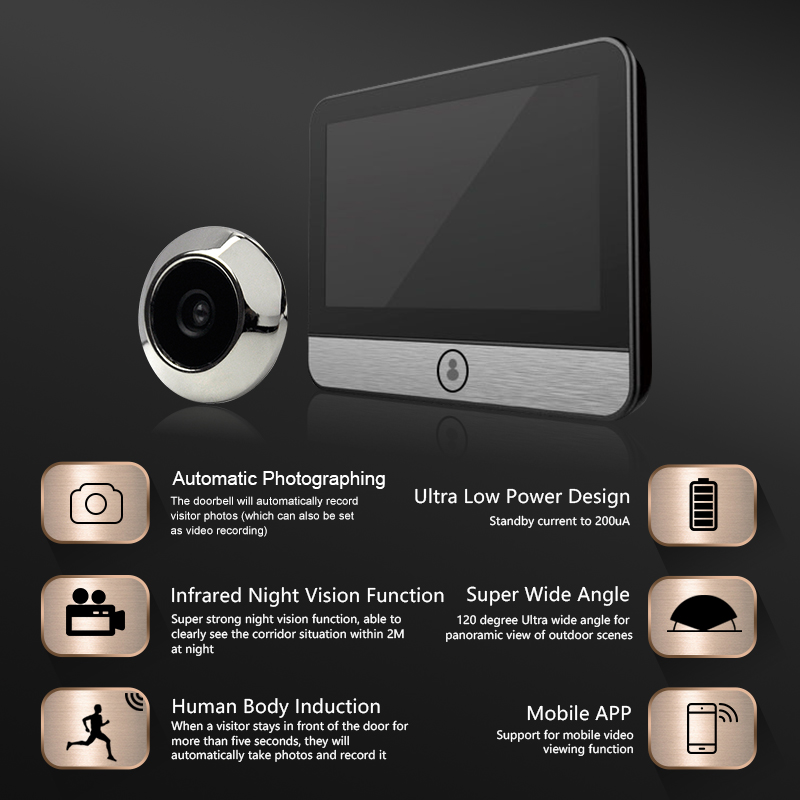 Smart tuya APP security protec - Smart Doorbell Wired recension och pris