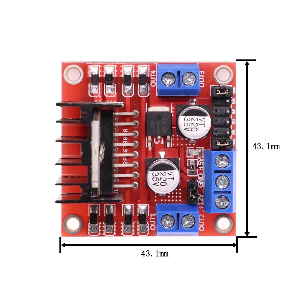 L298N Motor Driver Module Dual - Diy Automation Projects recension och pris