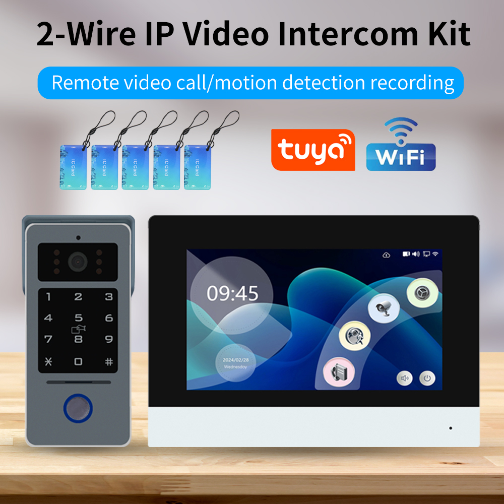 Tuya Wifi 7/10 Inch Video Inte - Smart Doorbell Wired recension och pris